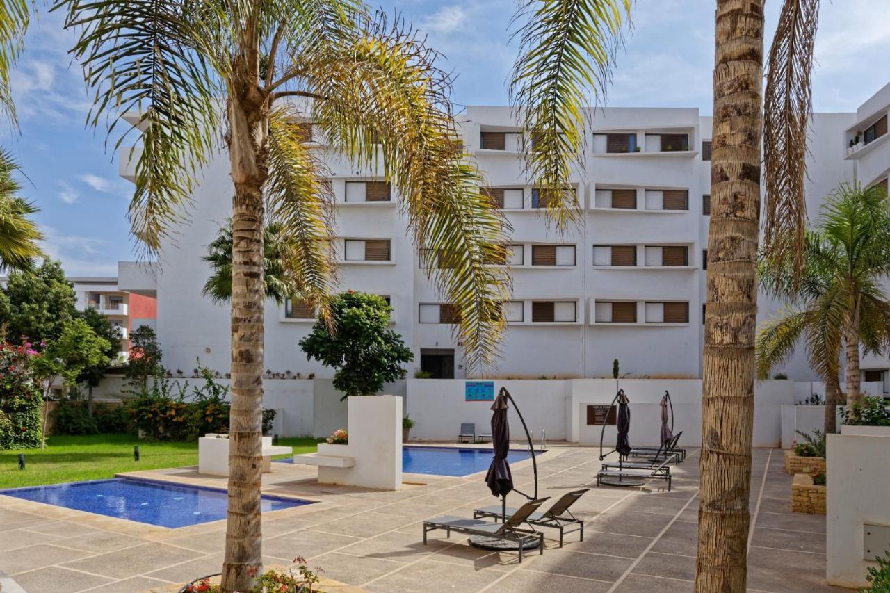 Luxury Apartment 100Sqm With Pool Near Beach Wifi Unlimited With Optical Fiber Agadir Extérieur photo